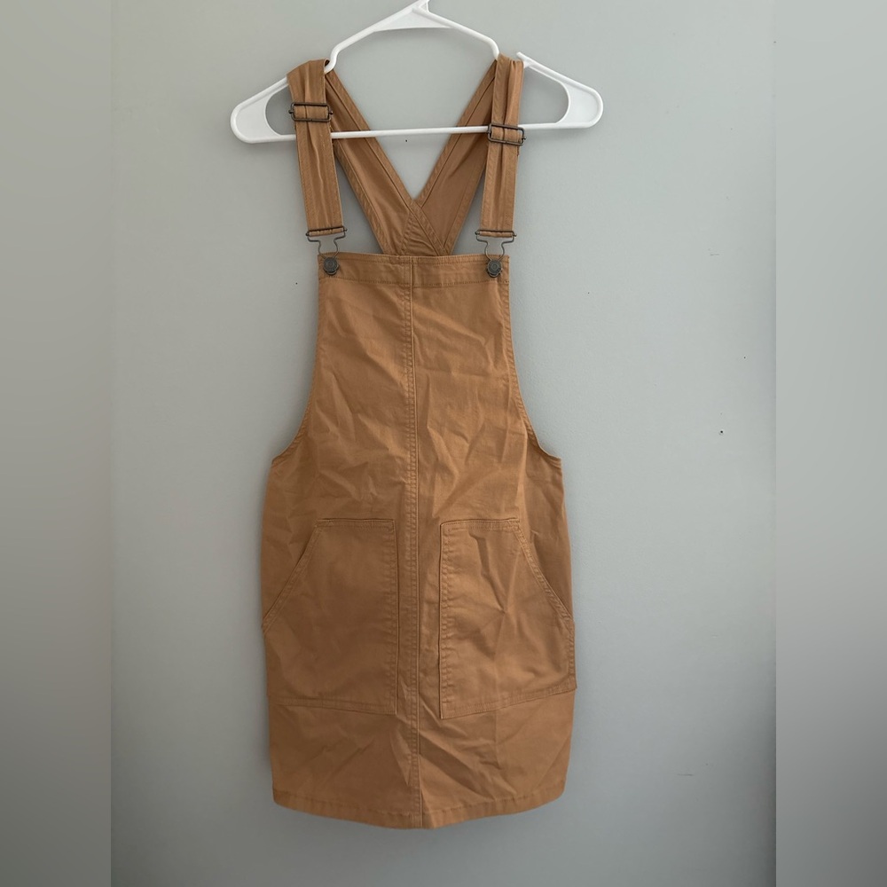 Garage Tan Overall Dress